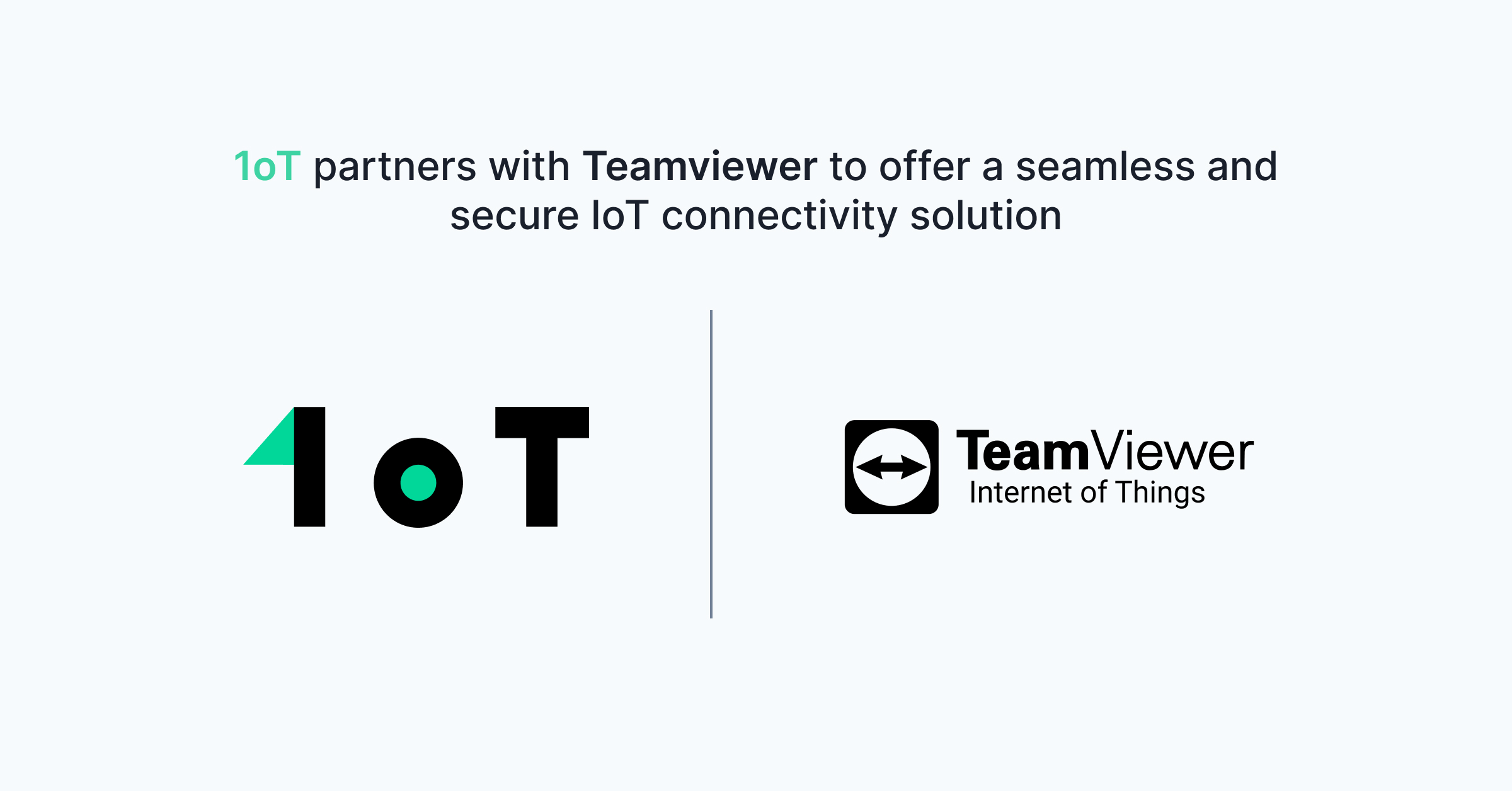 Article cover image for 1oT partnered with TeamViewer IoT to offer a full IoT management experience